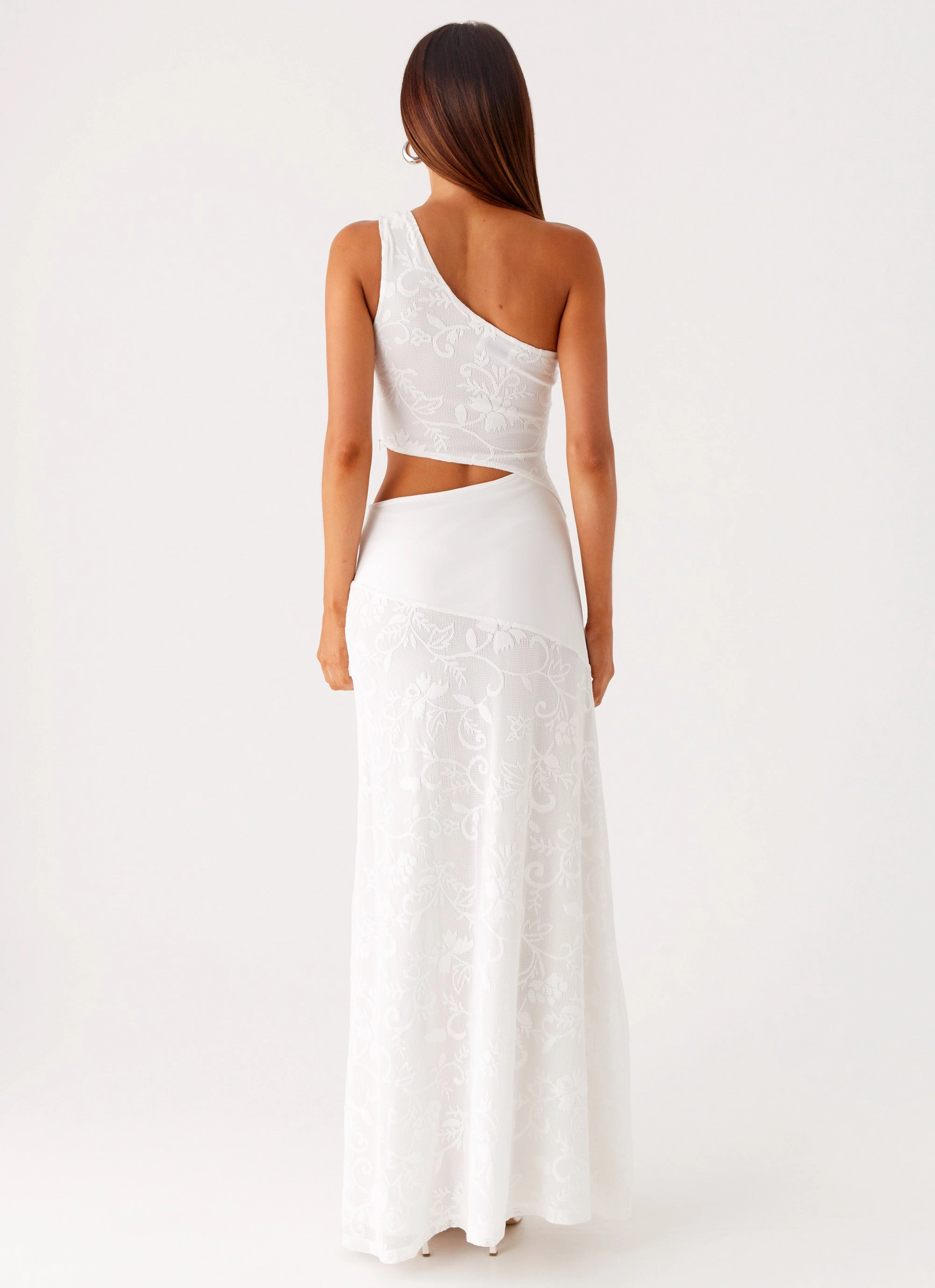 More Than Maybe Maxi Dress - White Smart Blend garden wedding