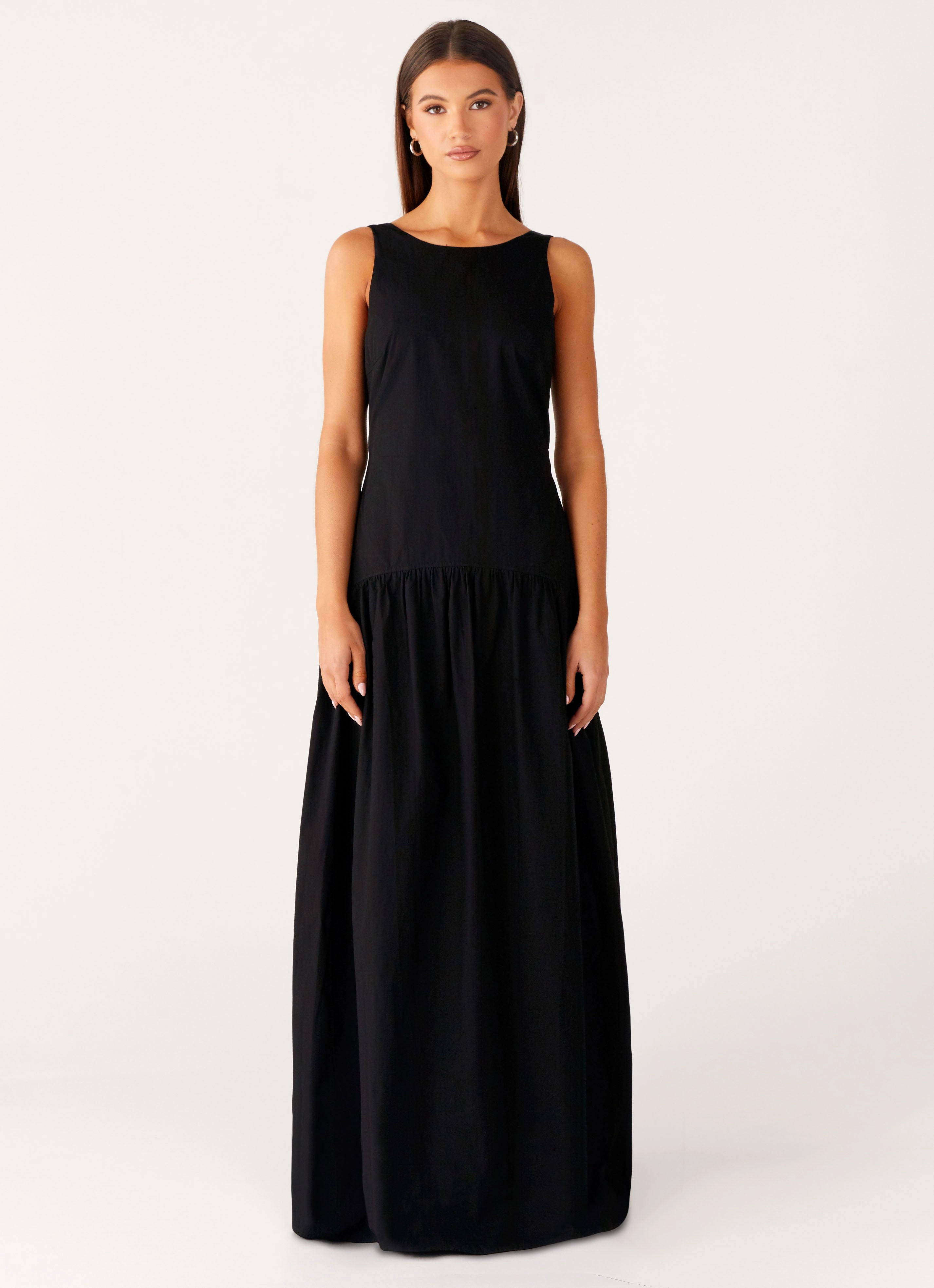 Morena Maxi Dress - Black Classic Motion