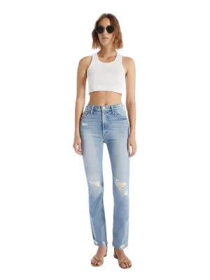 Mother Denim High Waisted Rider Skimp Jean- The Confession