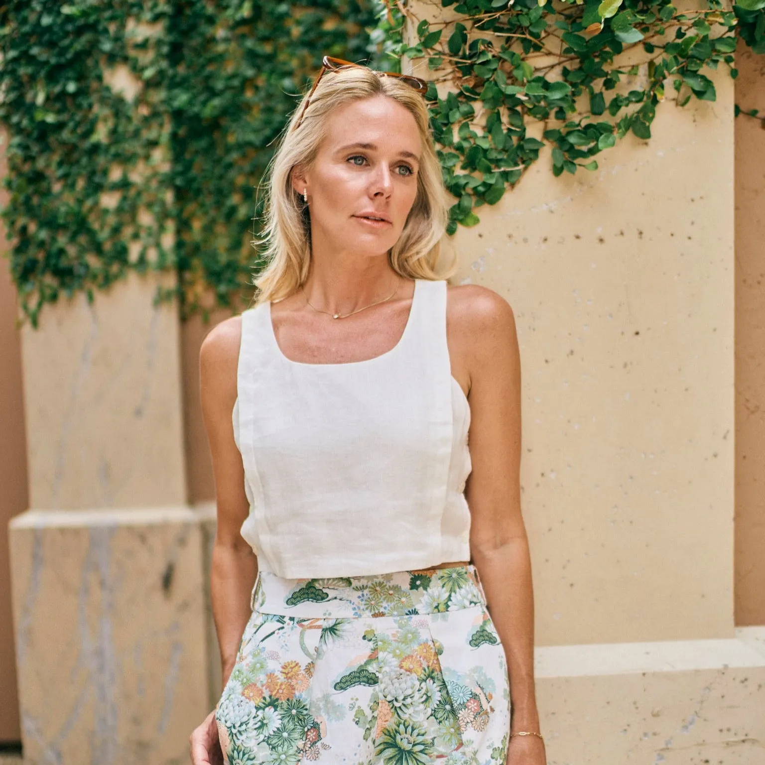 Chafe-Free Fit MASON'S DAUGHTER | Sophia Top, Ivory