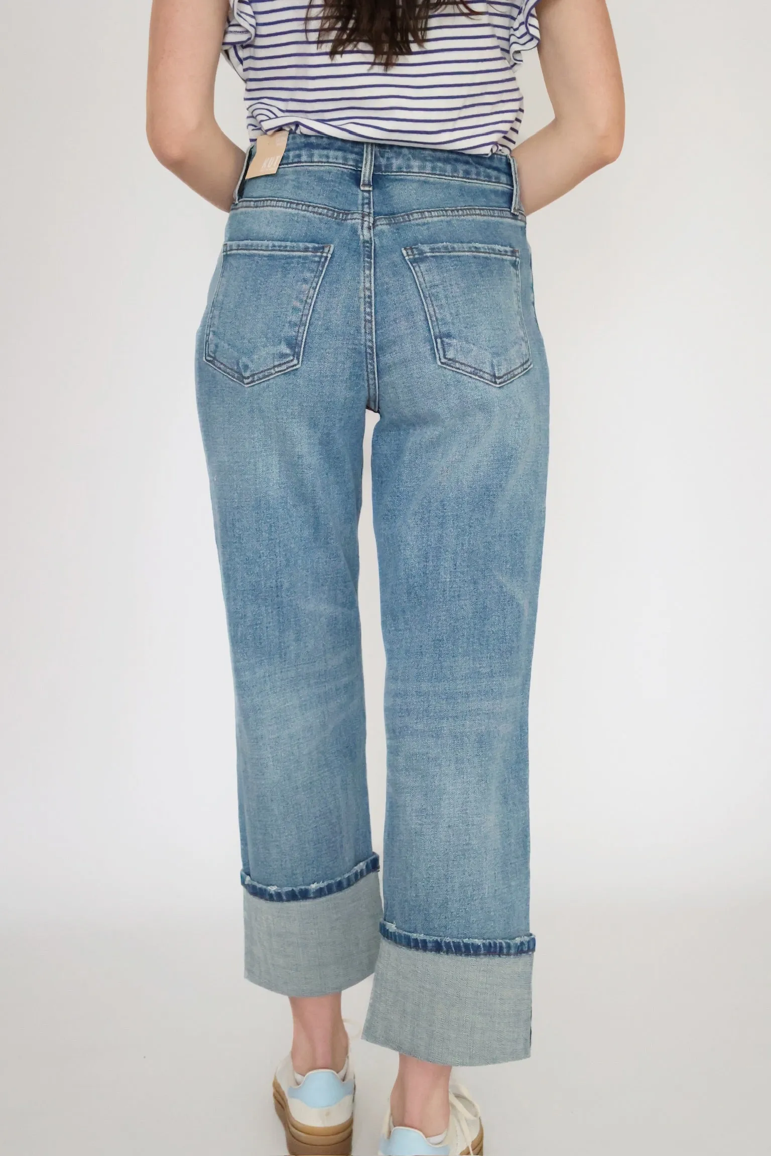 Sienna High Rise Wide Leg Jean - Cuddle High Mobility Mid Rise
