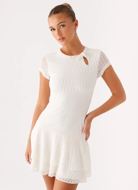 Versatile Fit Esty Mini Dress - Ivory