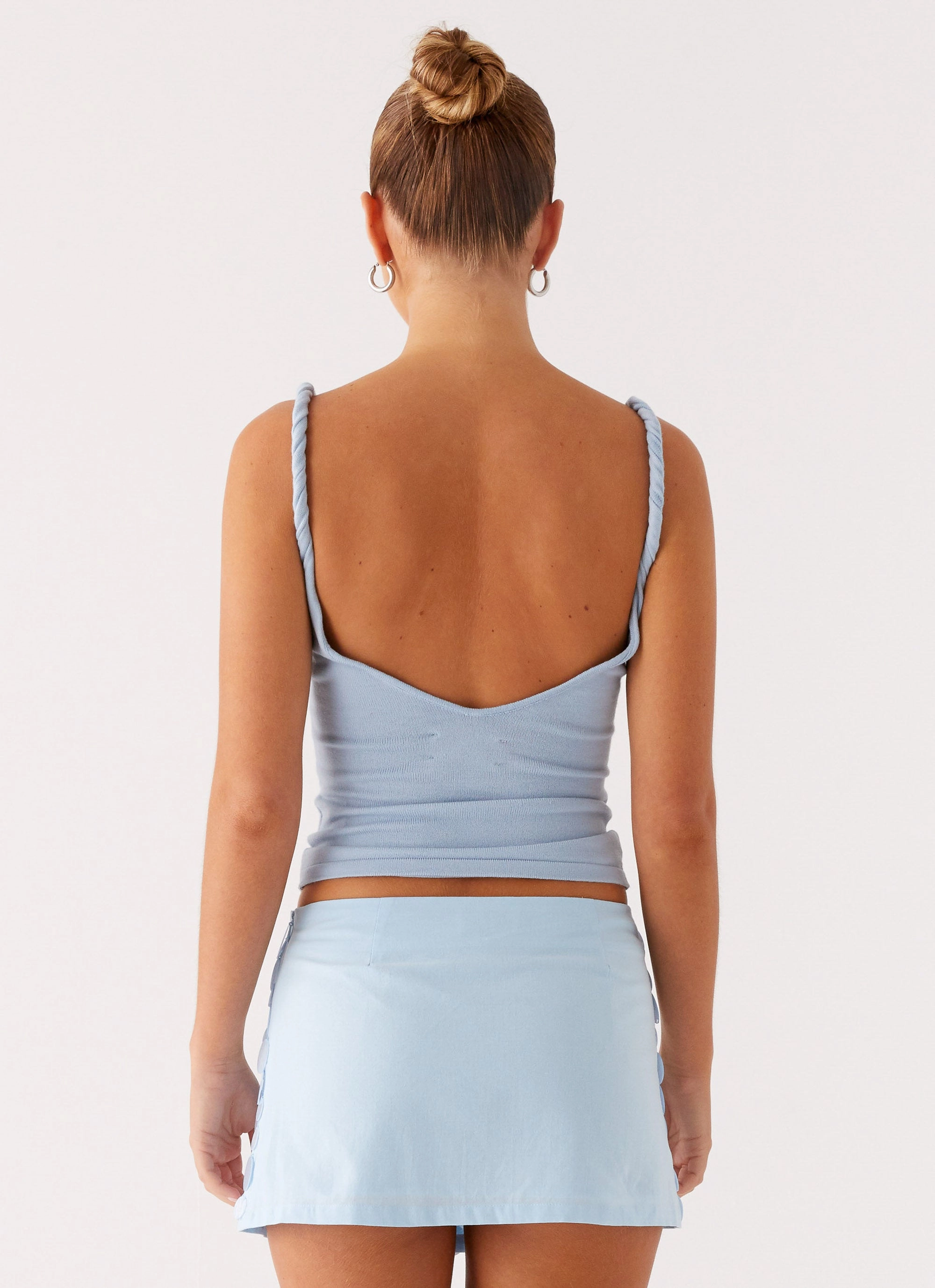 Lined interior Movie Star Mini Skirt - Blue