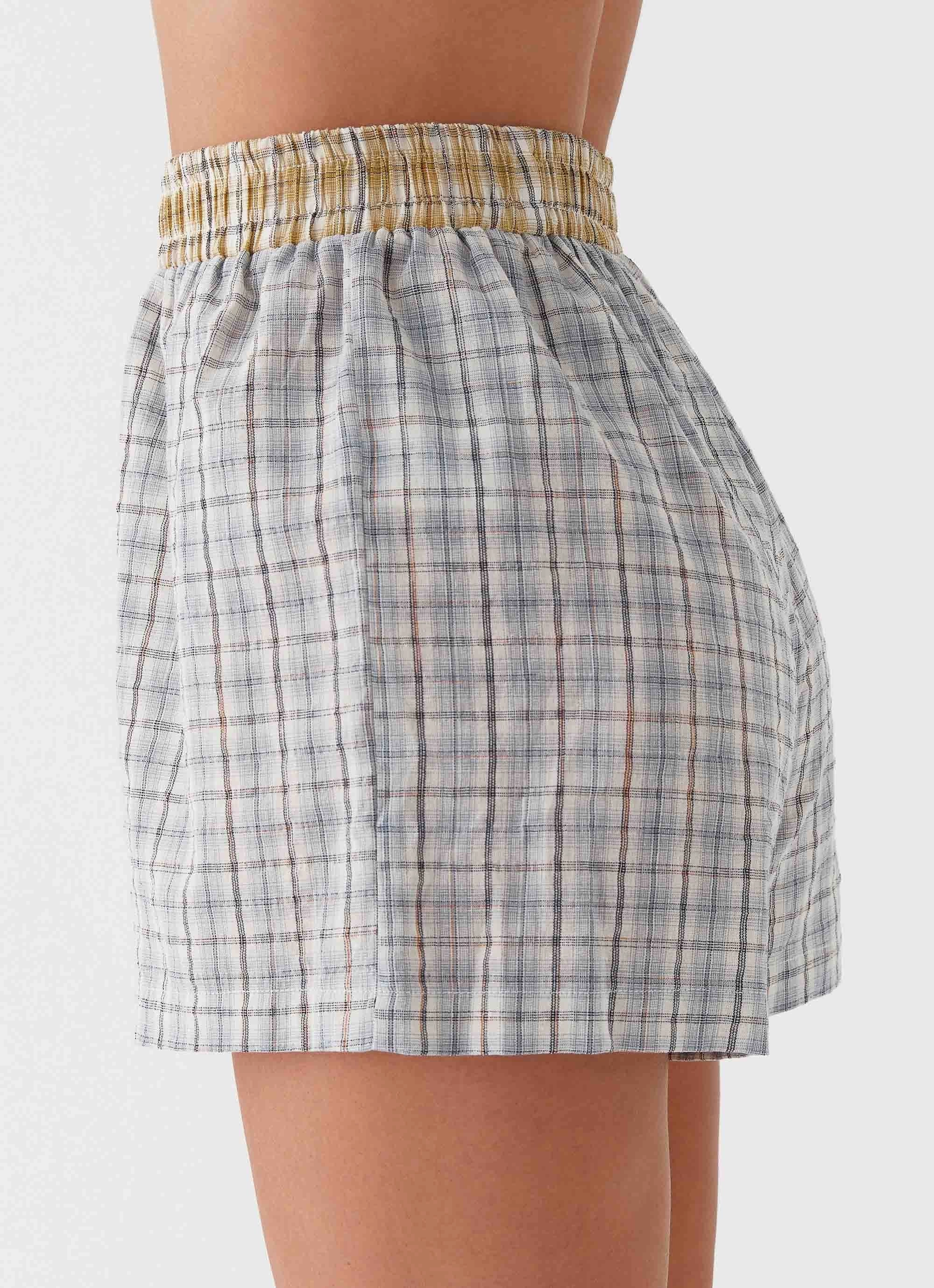 Chill Weather Harley Boxers - Grey Check