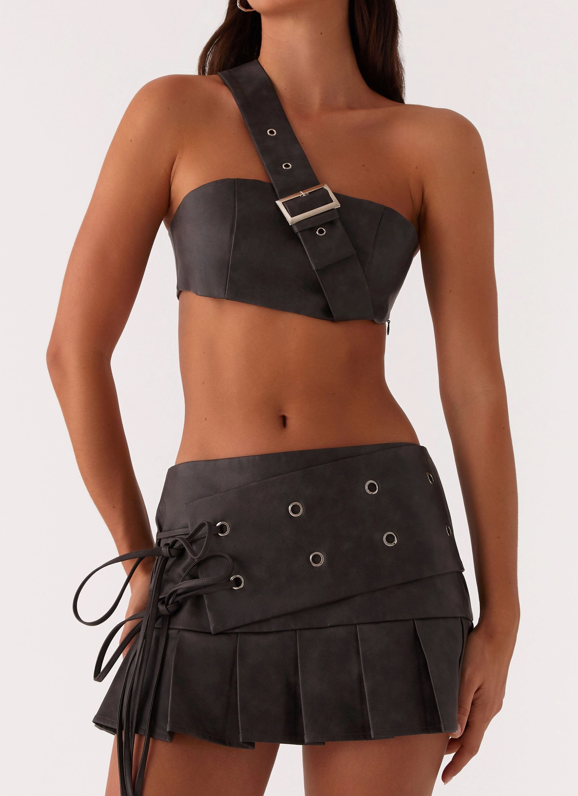 Wild Instincts Bandeau Top - Fawn EcoFriendly Dye