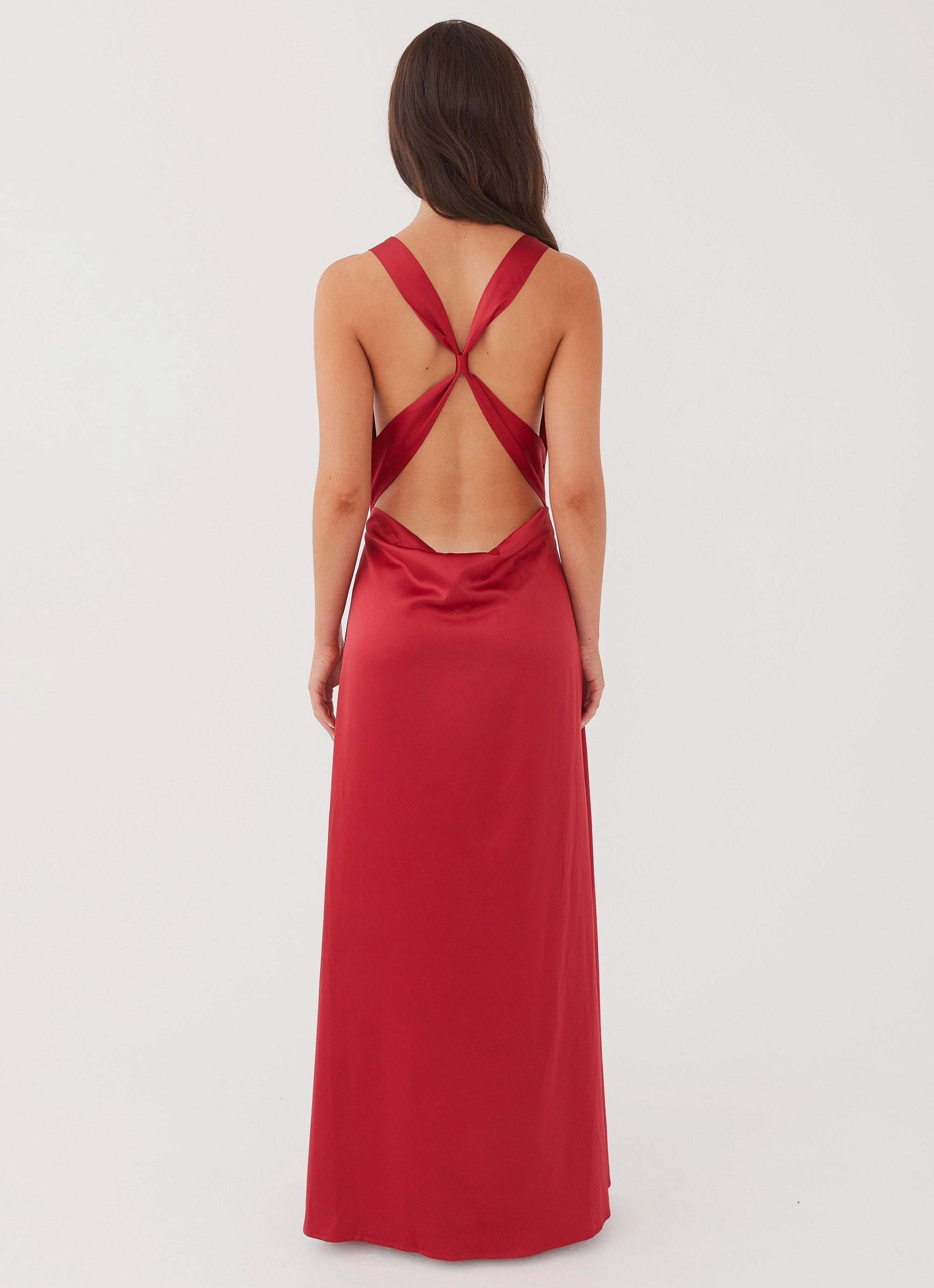 Casual Essential Musa Maxi Dress - Cherry Red