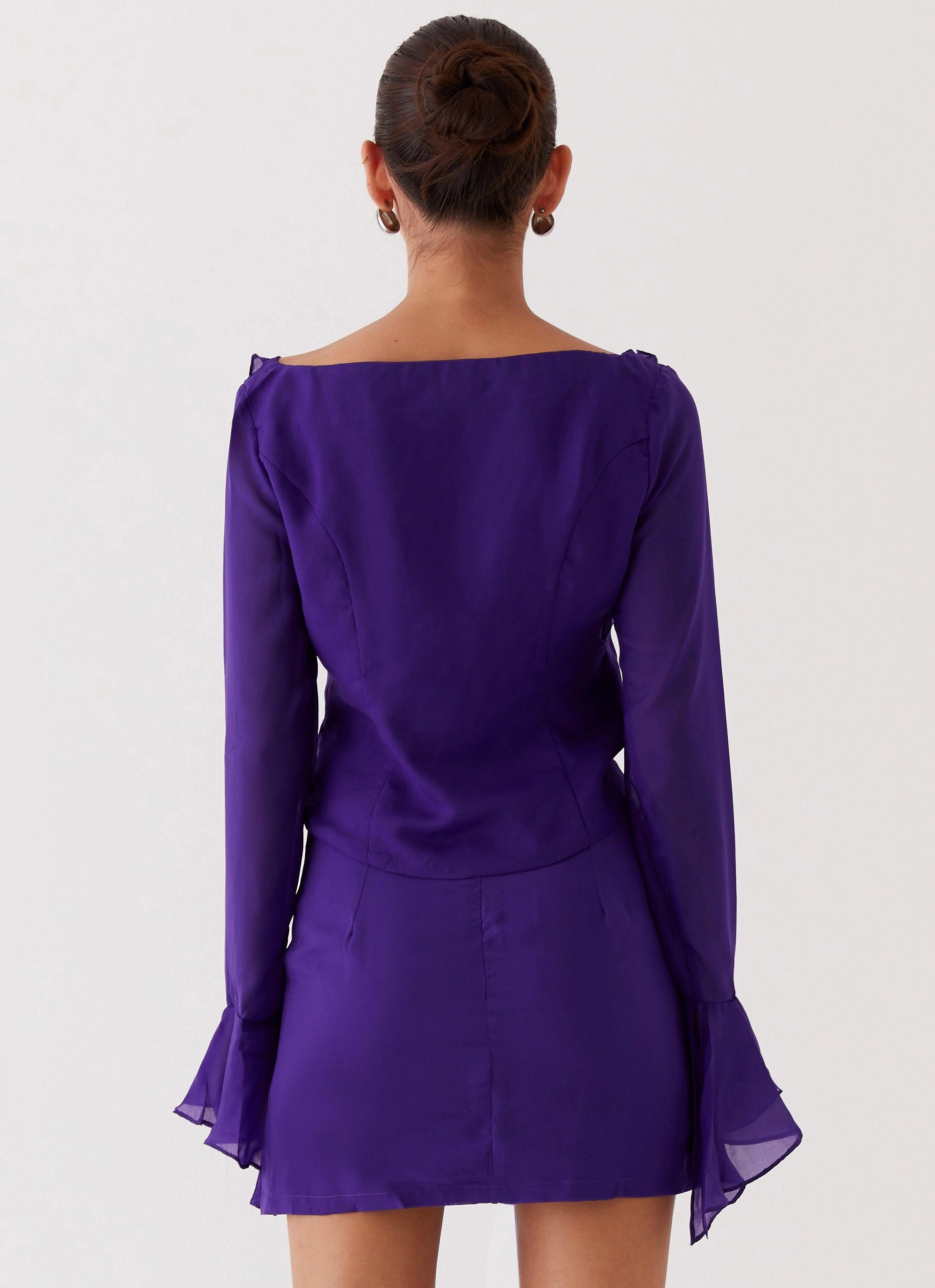 My Favourite Part Blouse - Violet Adjustable Hem Lock System