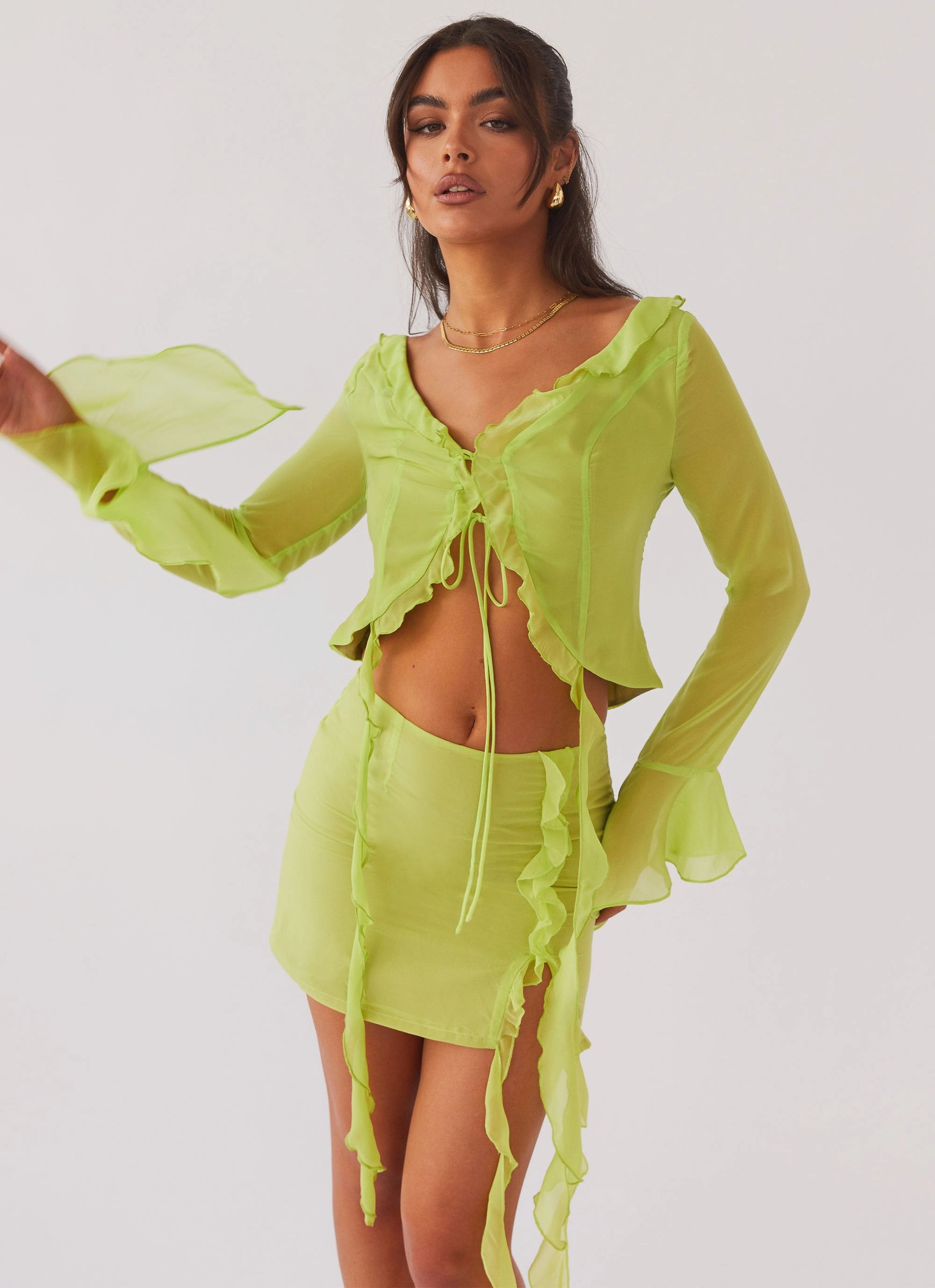 Odor Resistant Treatment My Favourite Part Mini Skirt - Fern