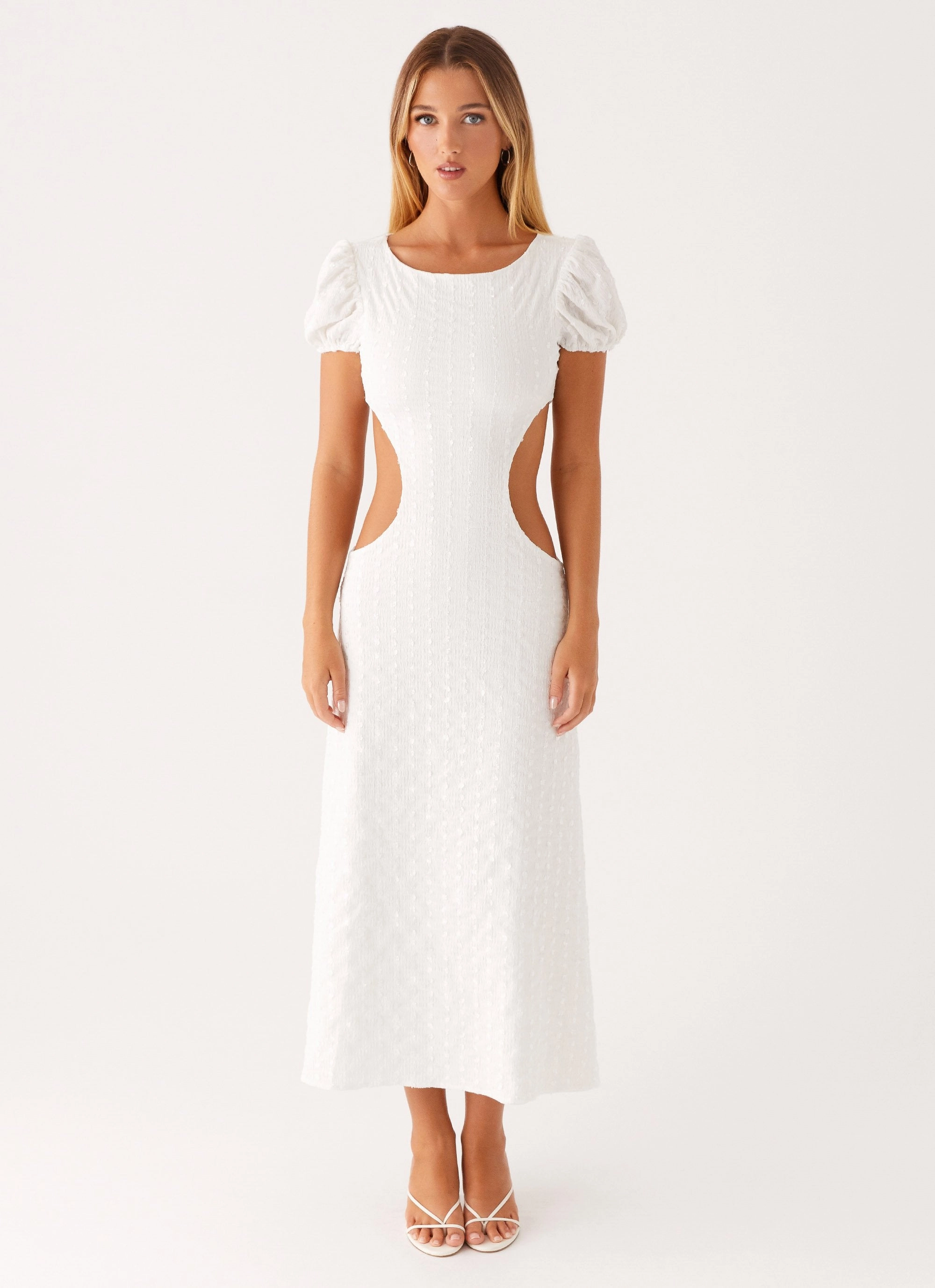 Daily Favorite Quiet Luxury Myley Midi Dress - White