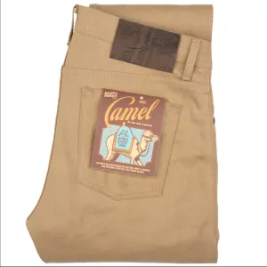Naked & Famous Camel Slub Selvedge Weird Guy - Beige