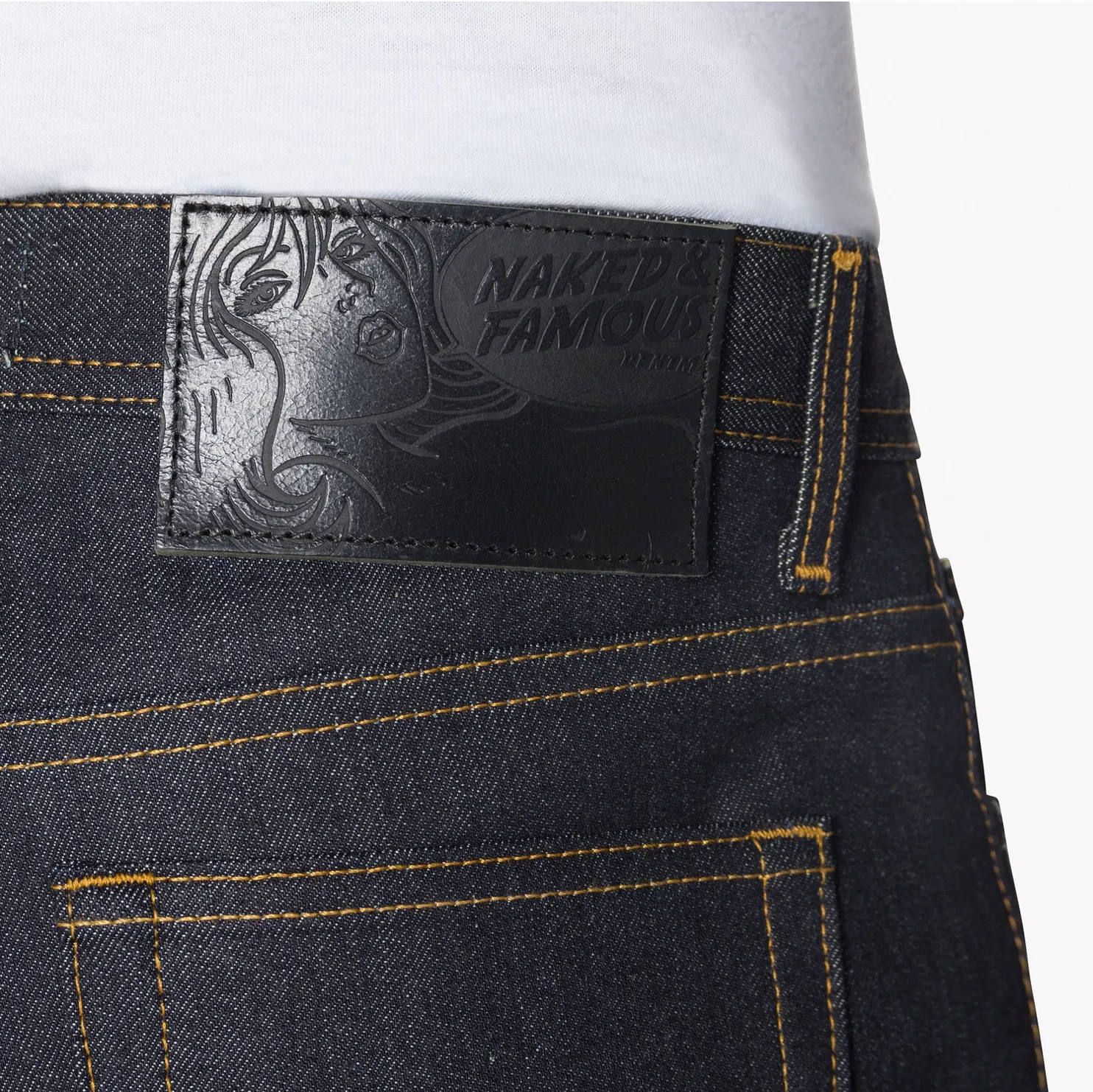 Naked & Famous Guardian Selvedge Weird Guy - Indigo