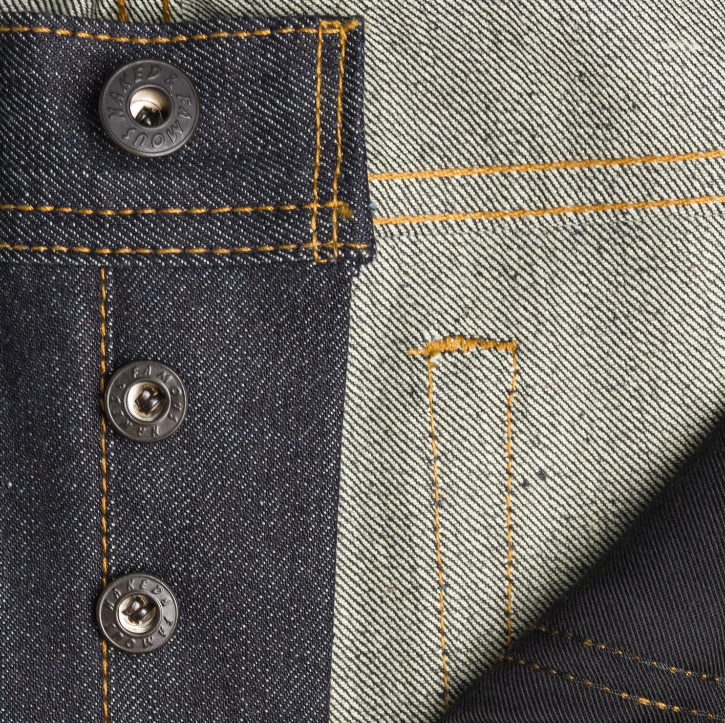 Naked & Famous Guardian Selvedge Weird Guy - Indigo