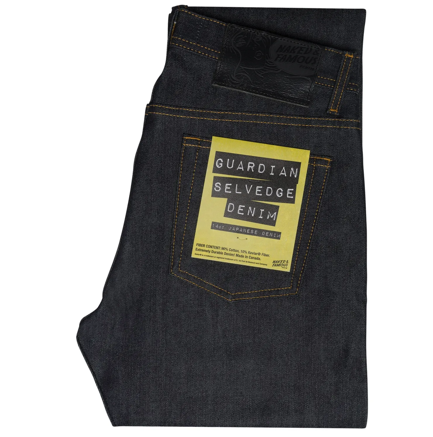Naked & Famous Guardian Selvedge Weird Guy - Indigo