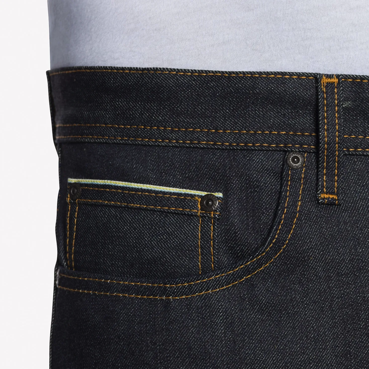 Naked & Famous Guardian Selvedge Weird Guy - Indigo