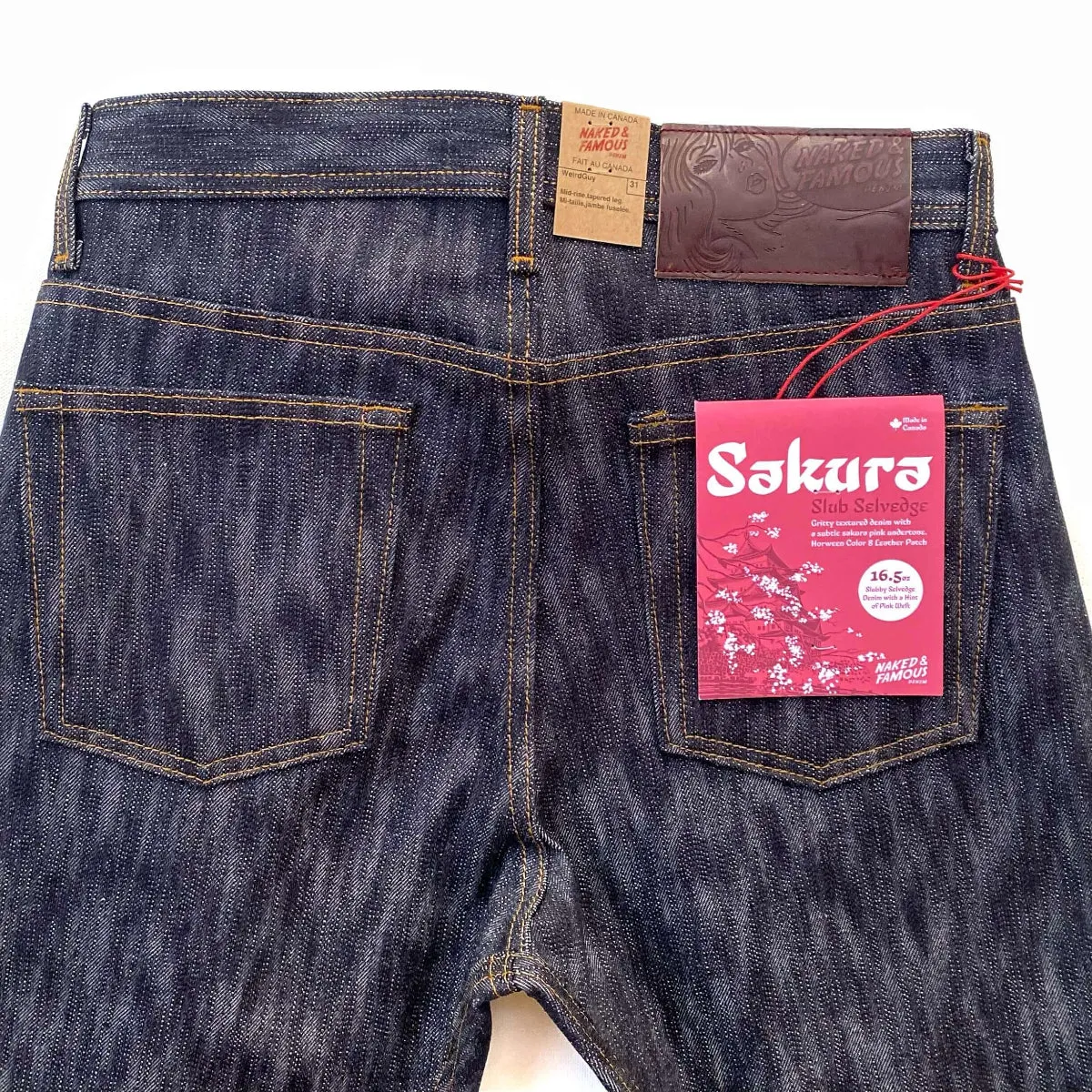 Naked & Famous Sakura Slub Selvedge - Weird Guy Jeans