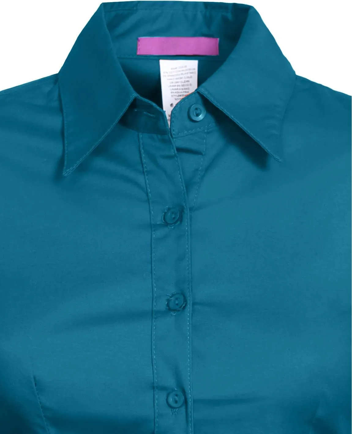 NE PEOPLE Womens Tailored Short Sleeve Button Down Shirt (S-3XL)