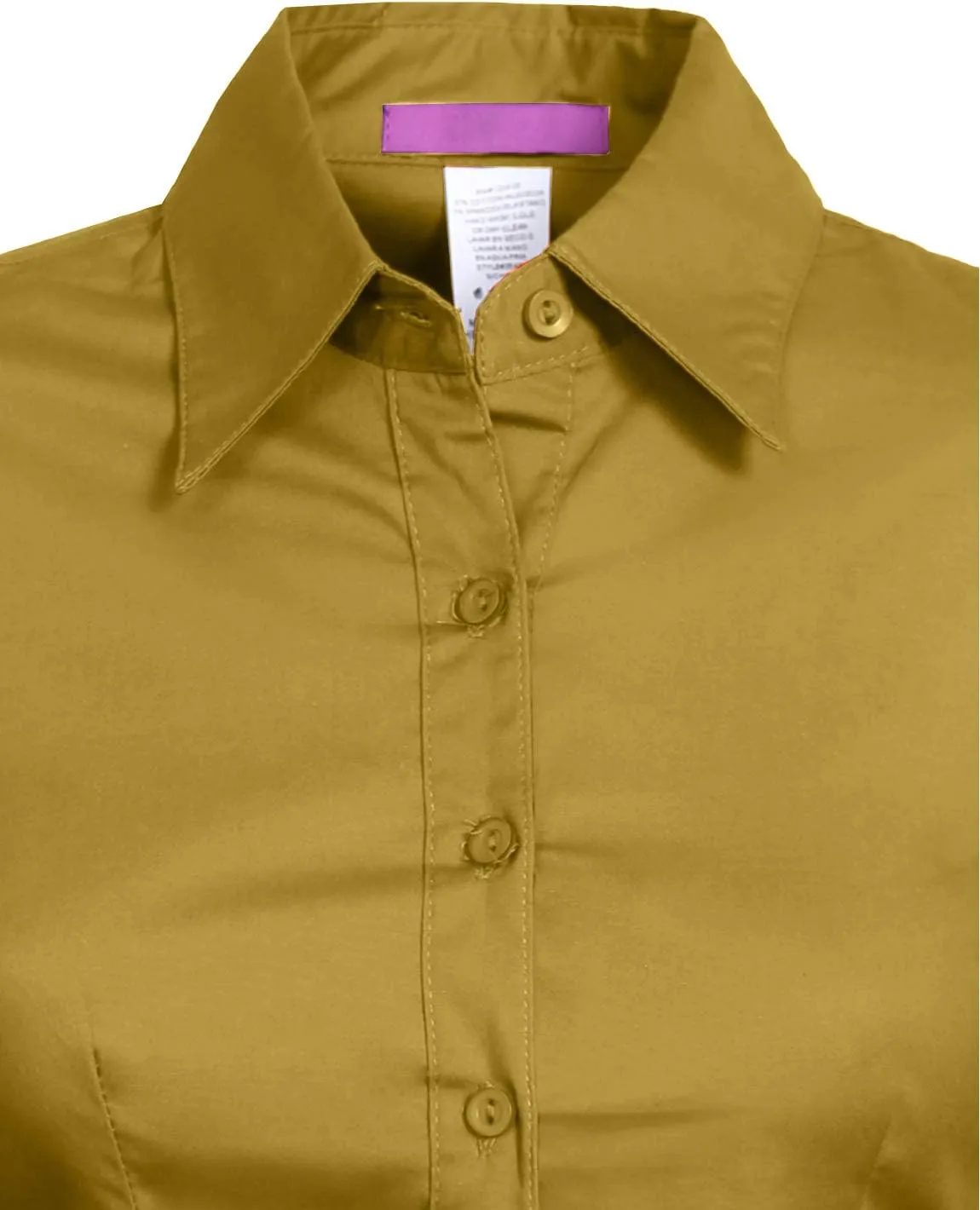 NE PEOPLE Womens Tailored Short Sleeve Button Down Shirt (S-3XL)