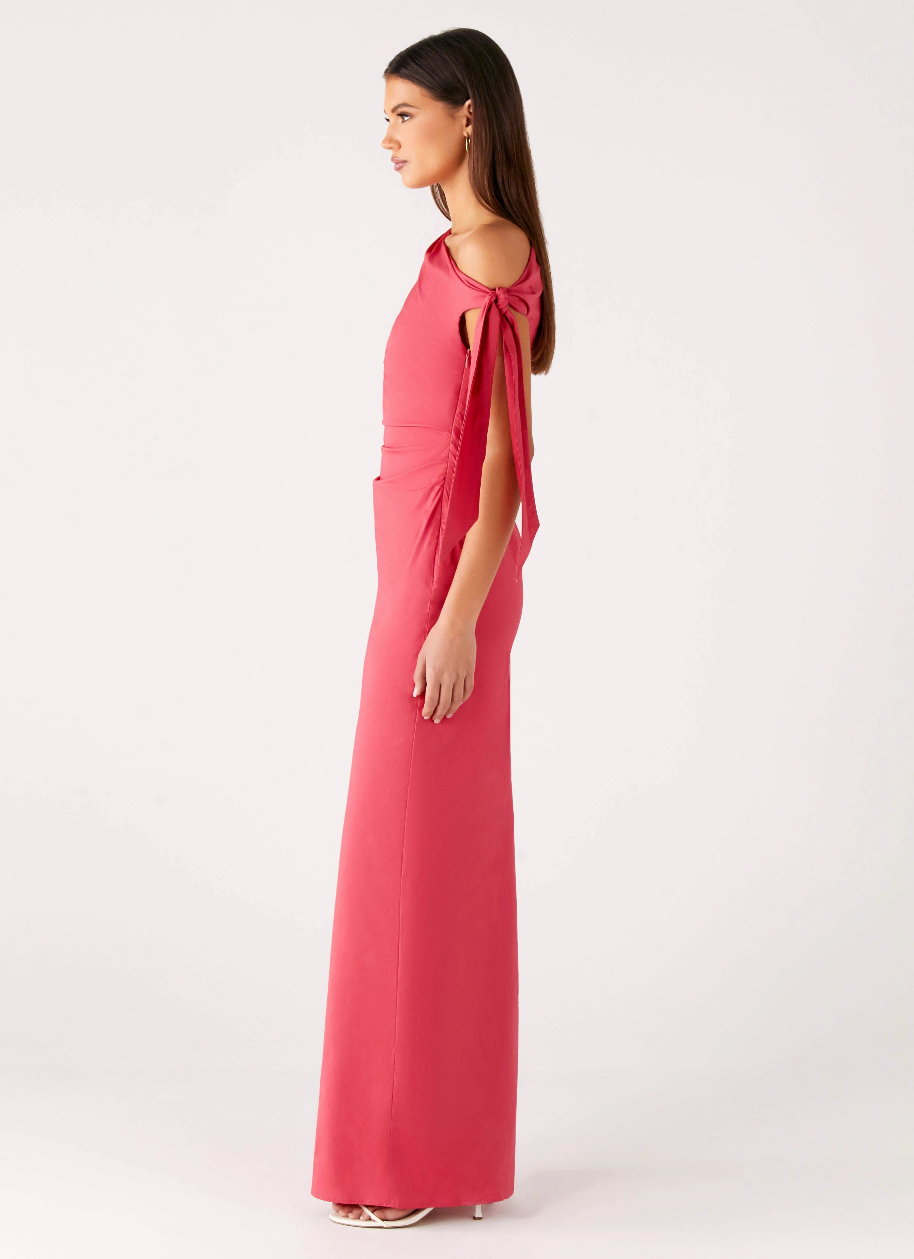 Marella Maxi Dress - Coral Trendy midi dress