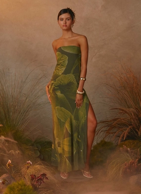 Nettle Maxi Dress - Tropic Floral Easy Elegance Easy Vibe