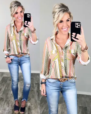 New Edition Striped Top