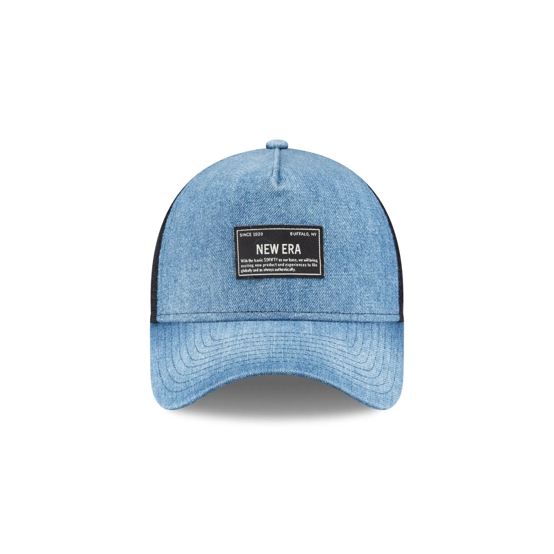 New Era Cap Denim 9FORTY A-Frame Trucker Hat