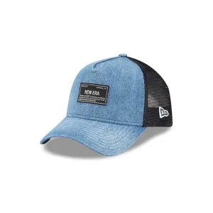 New Era Cap Denim 9FORTY A-Frame Trucker Hat