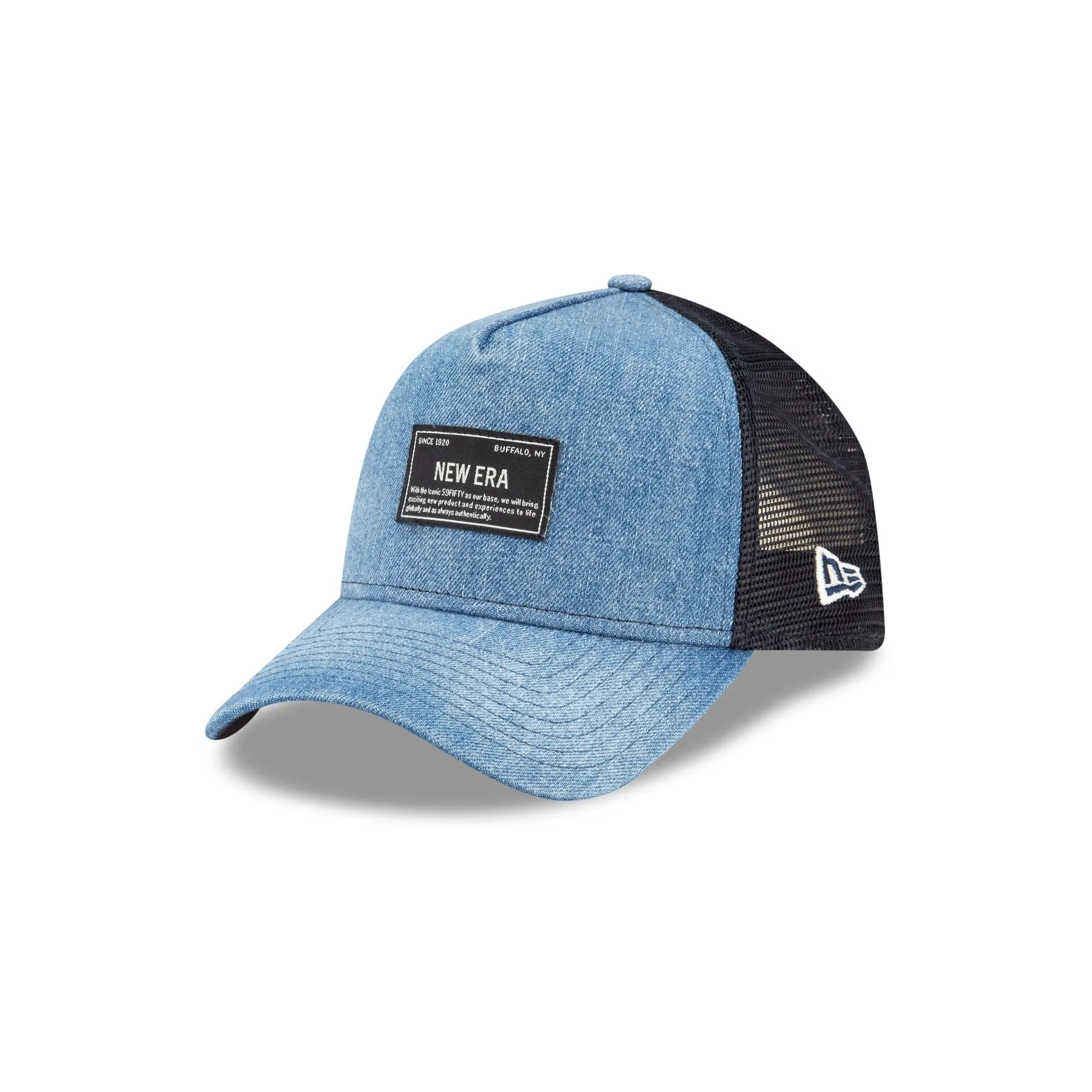 New Era Cap Denim 9FORTY A-Frame Trucker Hat