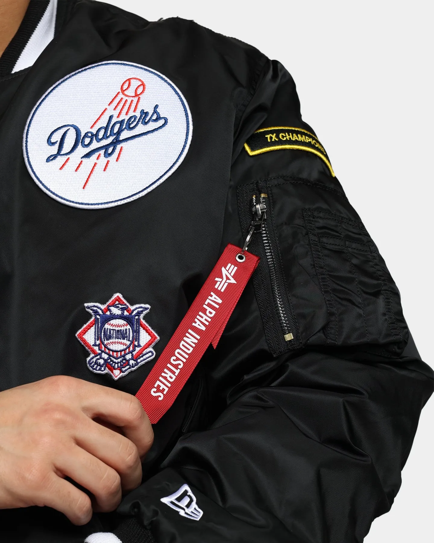 New Era Los Angeles Dodgers Varsity Jacket Black