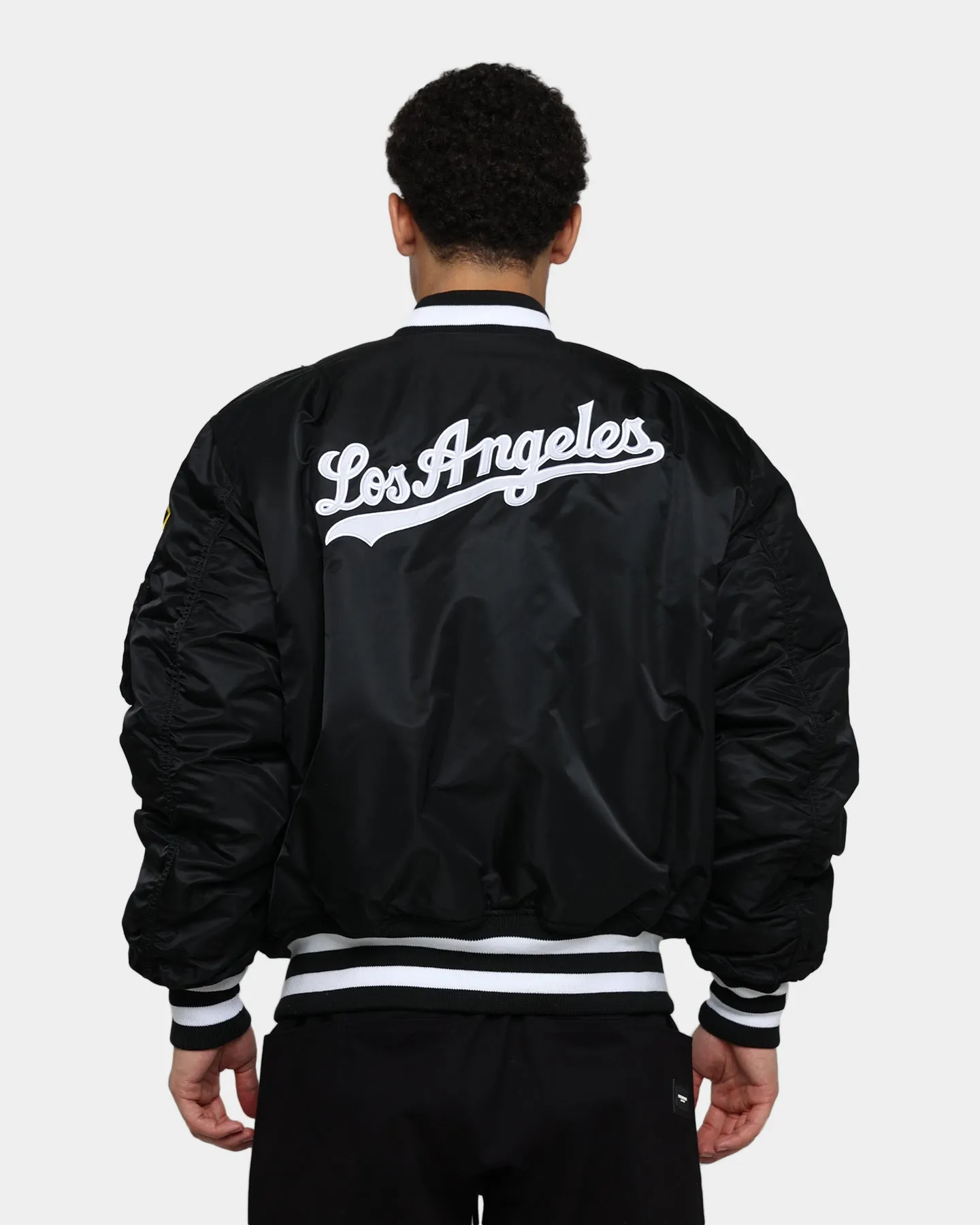 New Era Los Angeles Dodgers Varsity Jacket Black