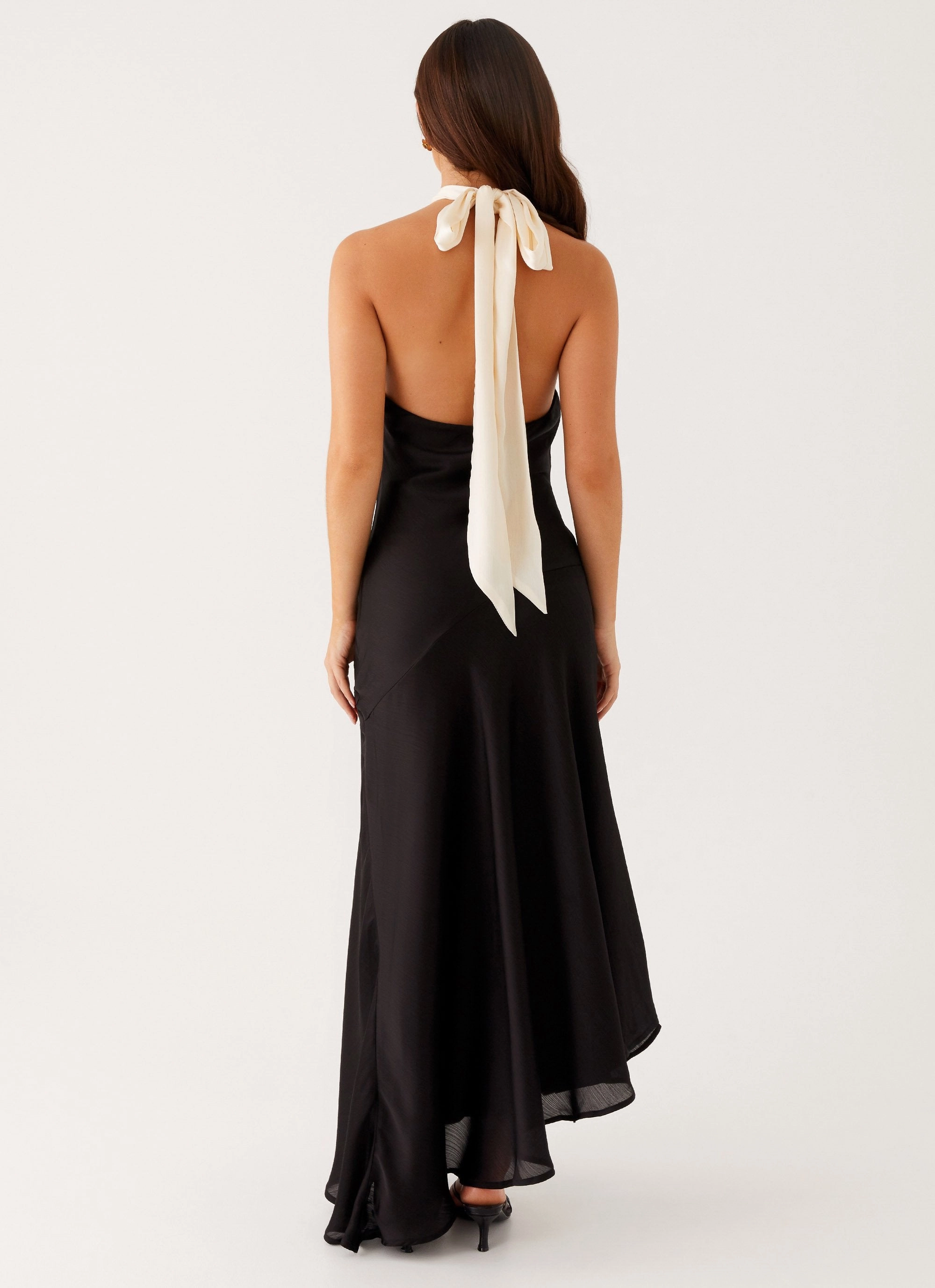 Soft and Smooth Flexible Mood Night Owl Maxi Dress - Black