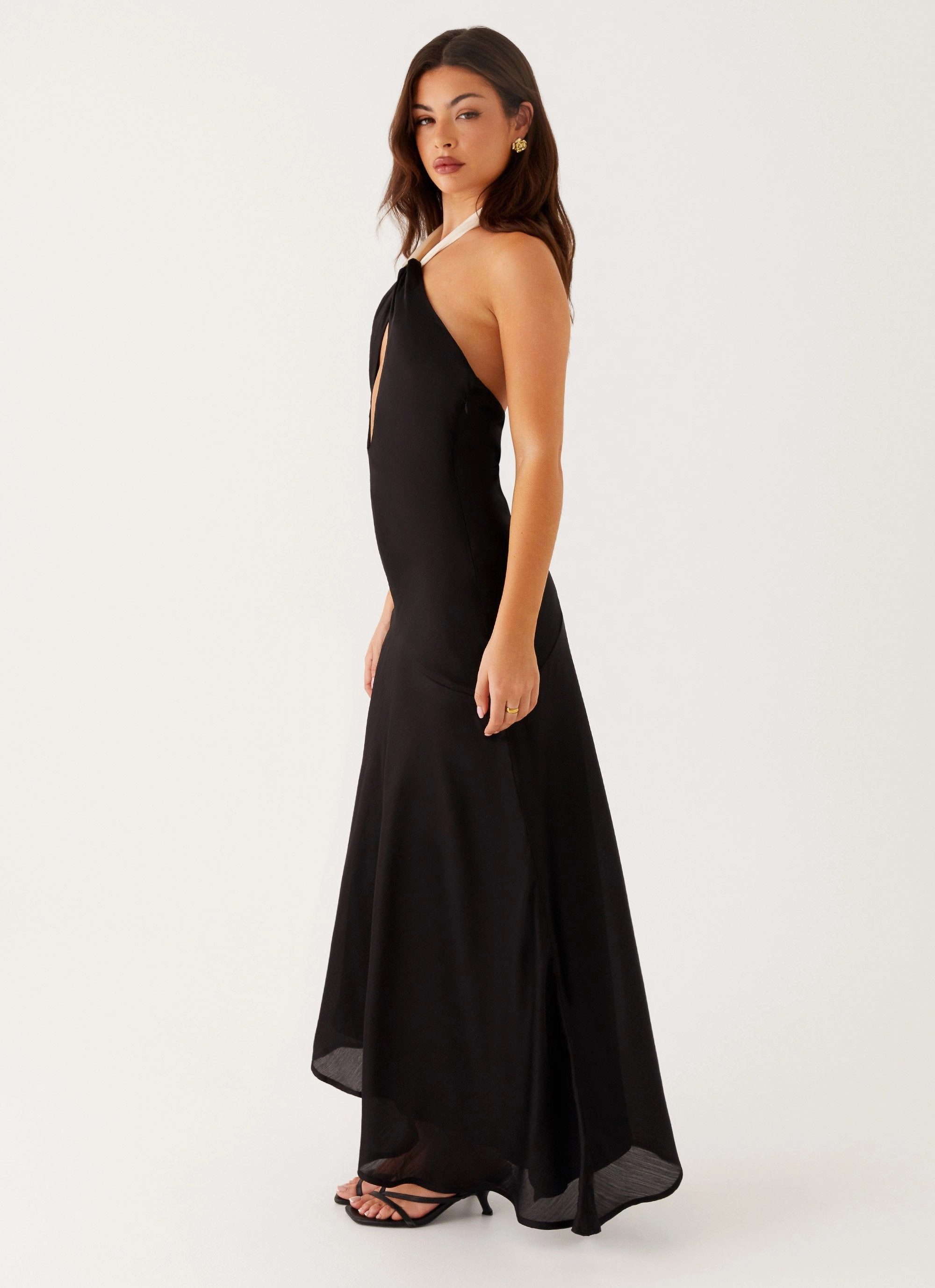 Night Owl Maxi Dress - Black Relax Tones Lightweight Feel