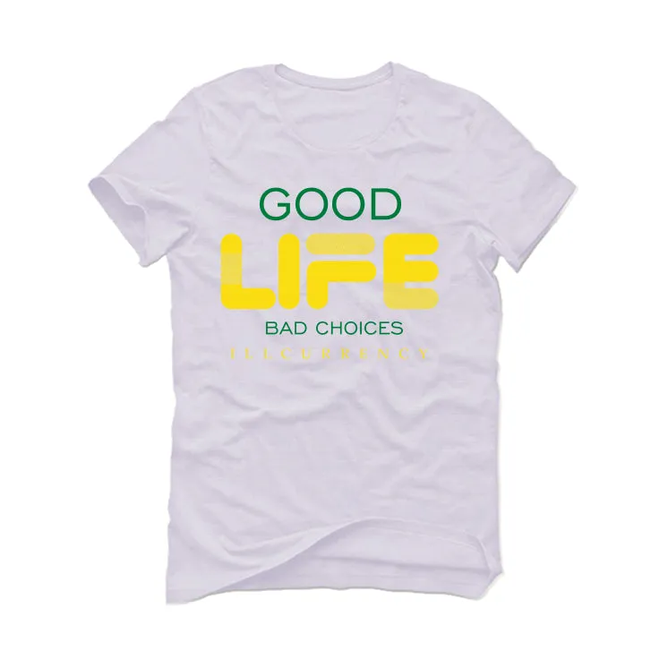 Nike Dunk Low “Reverse Brazil” White T-Shirt (Bad Choices)