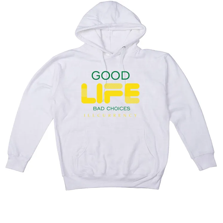 Nike Dunk Low “Reverse Brazil” White T-Shirt (Bad Choices)