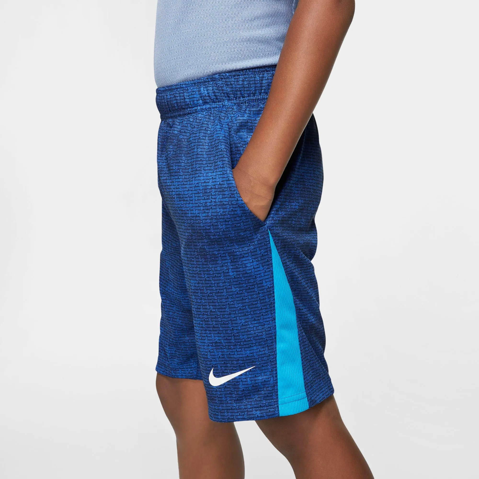 Nike Kids Dri-Fit Training Shorts - Game Royal/Laser Blue/White