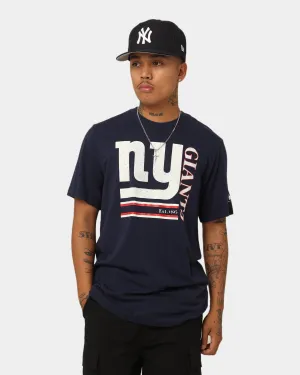 Nike New York Giants Triblend Logo T-Shirt College Navy