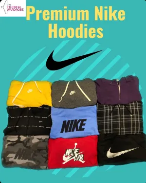 Nike Premium Hoodies with Mostly Embroidered Logo and Vintage Pieces Included
