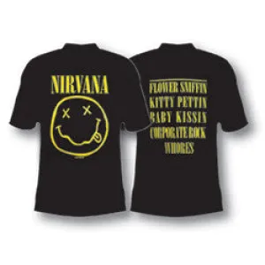 Nirvana Happy Face Logo T-Shirt Tee