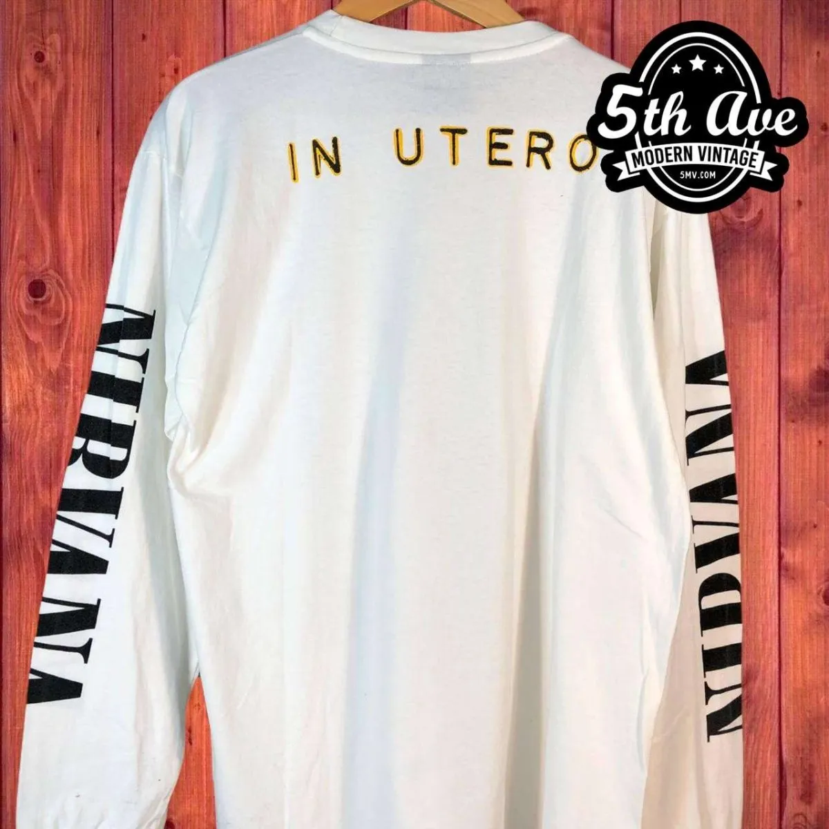 Nirvana In Utero - New Vintage Band Long Sleeve T Shirt