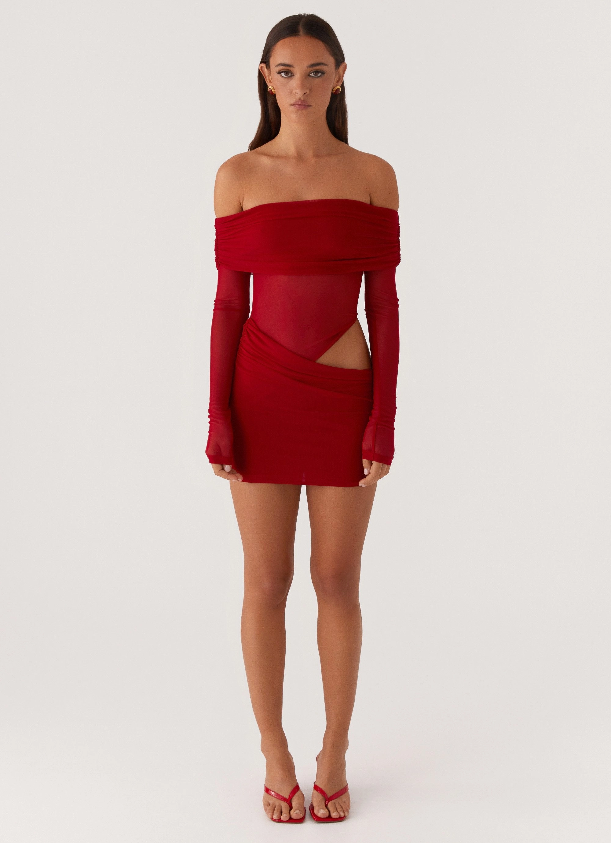 FlexibleClosure Chic Motion No Doubt Mini Dress - Red