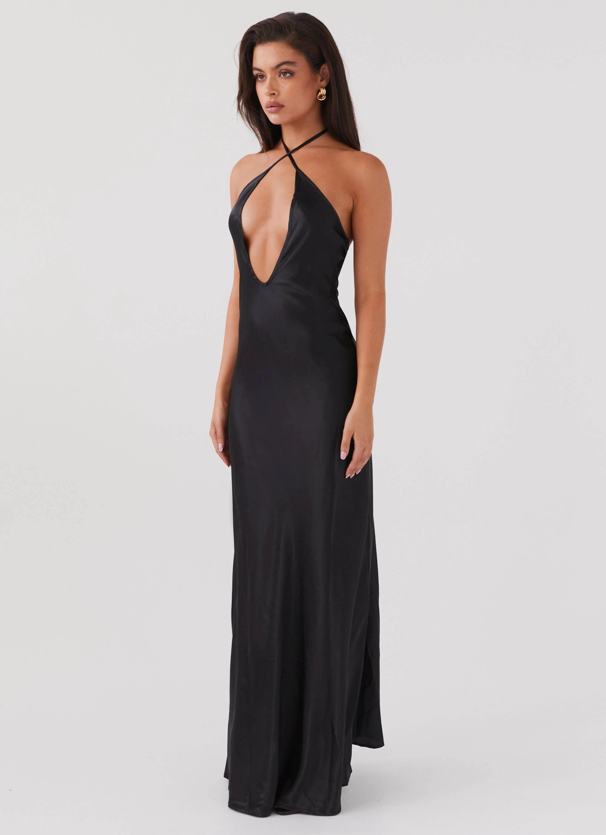 Noir Symphony Maxi Dress - Black Shore Time Everyday Layers