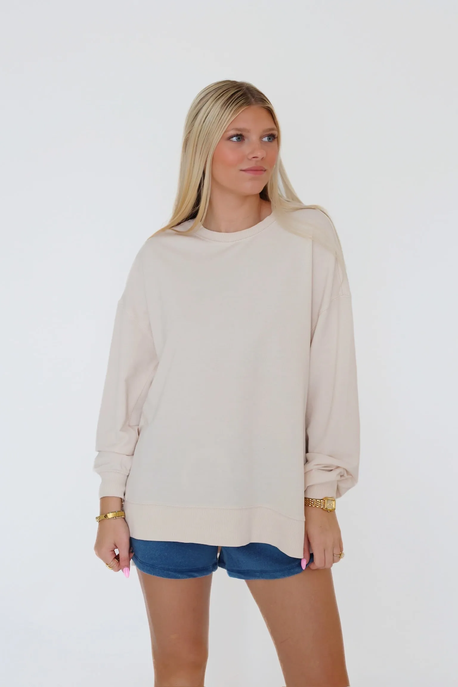 Modern Weekender- Crystal Trendy Sweater Professional Wear