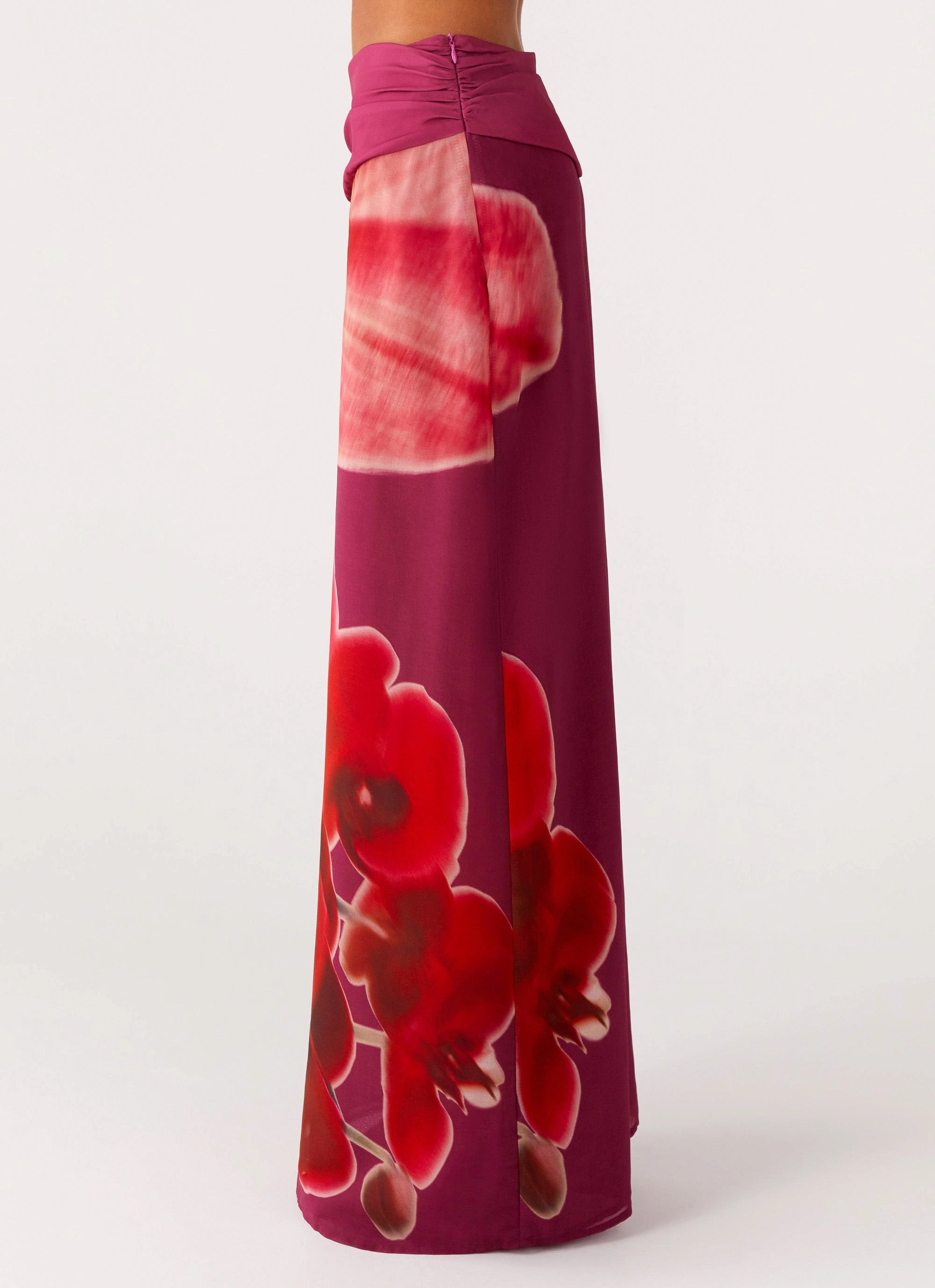 Blushing Bloom Maxi Skirt - Violette Bloom Breezy Layer Option Water Repellent Fabric