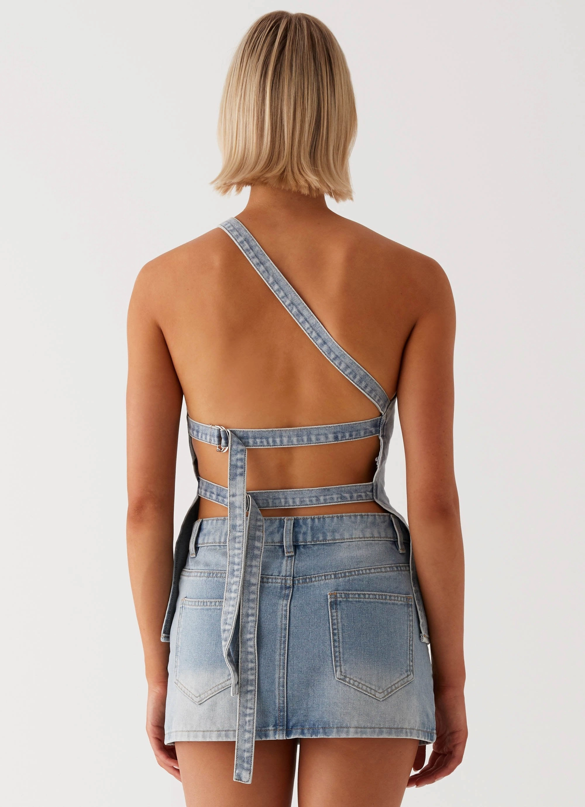 Maysa Denim Top - Blue EthicallySourced