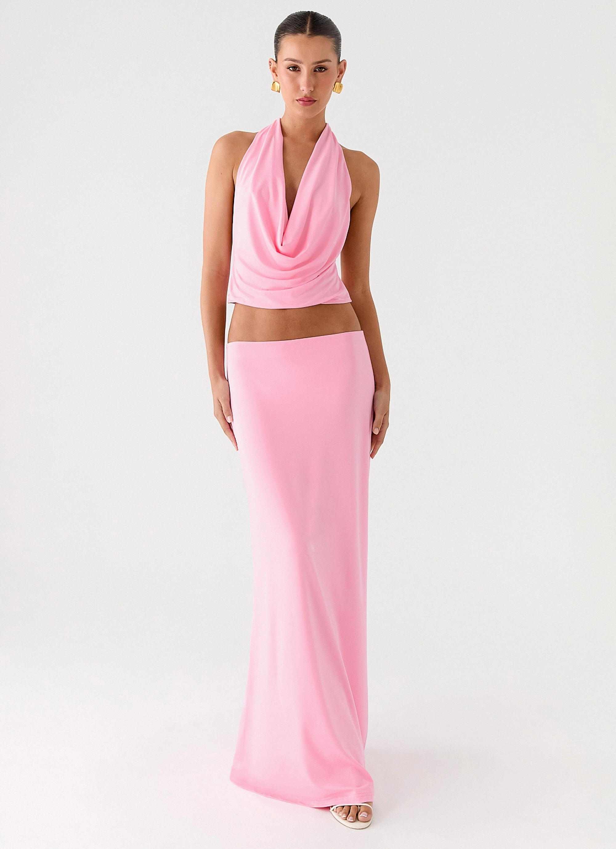 Perfect Silhouette Ashi Maxi Skirt - Pink