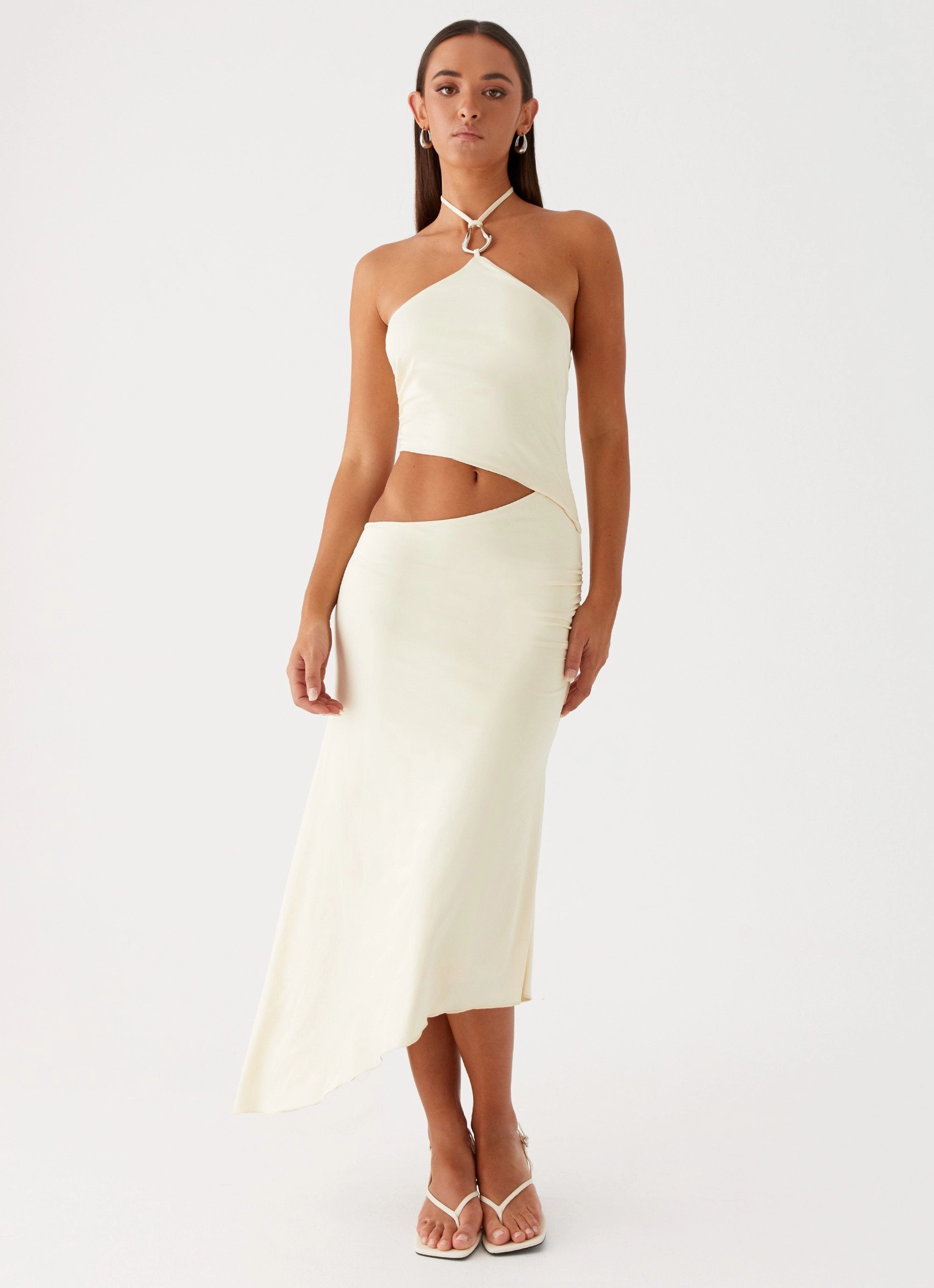 Tasha Maxi Dress - Lemon Daywear Comfort Travel Staple