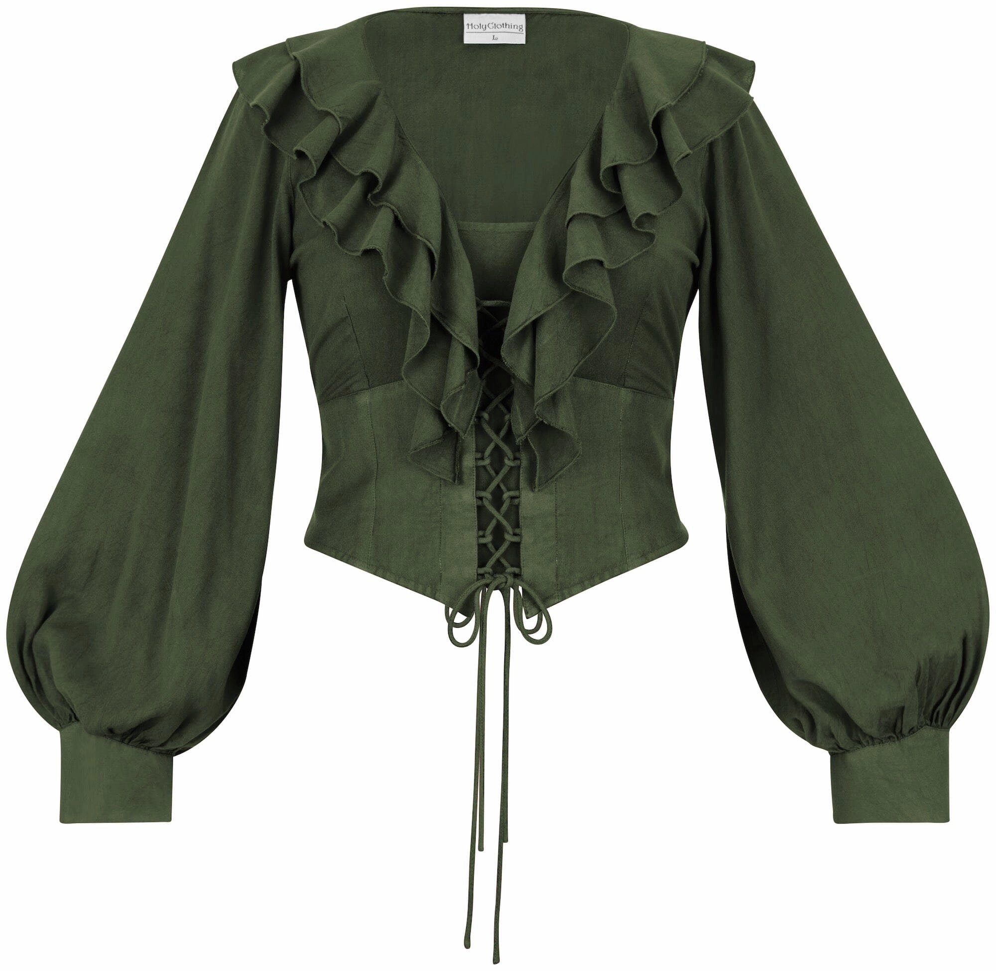 Bonny Limited Edition Moss Green Stretch Blouse