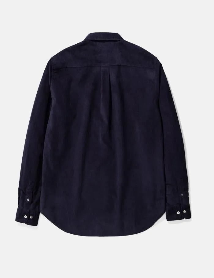 Norse Projects Osvald Shirt (Cord) - Dark Navy Blue