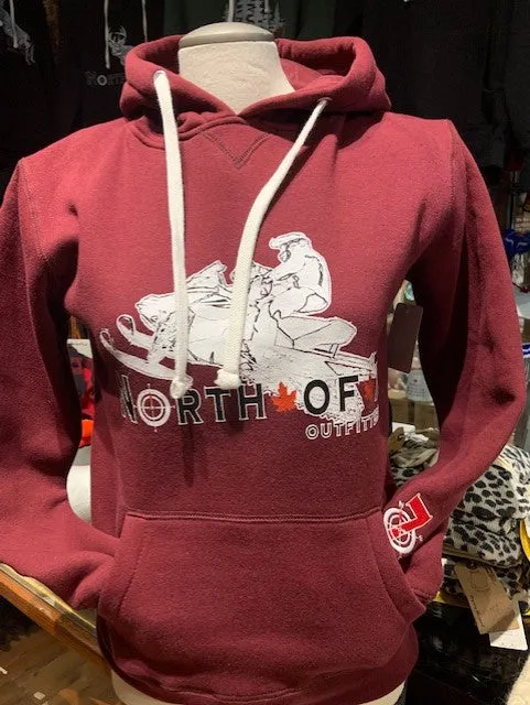 North of 7 Outfitters Women's Skidoo Logo Pullover Hoodie