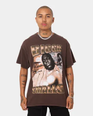 Notorious B.I.G Sepia Baby T-Shirt Washed Brown