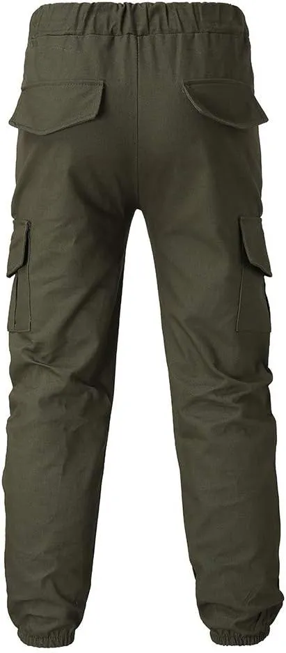 Nyybw Mens Hiking Cargo Pants - Fashion Joggers Cycling Sports Pants Casual Cargo Pants Gym Sweatpants Trousers Long Pants